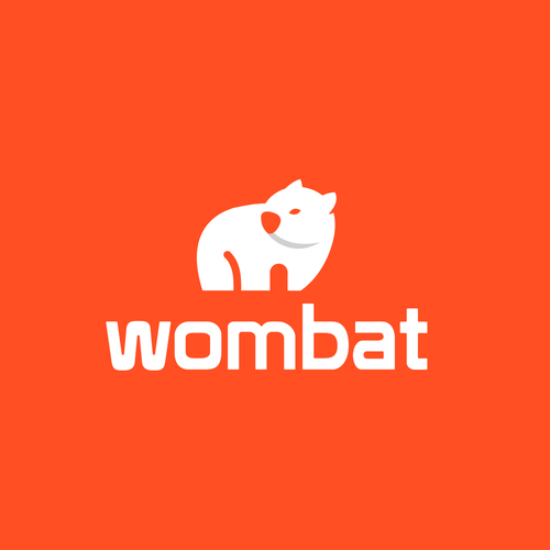 We need a clean, serious and sincere logo for our new App "Wombat" Design by logorilla™