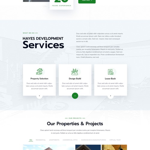 **Upgrade** existing website.  Tons of High Res existing imagery! Design by FuturisticBug