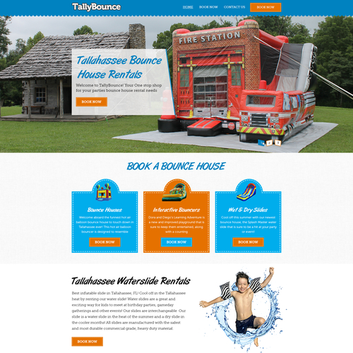 bounce-house-business-website-wordpress-theme-design-contest