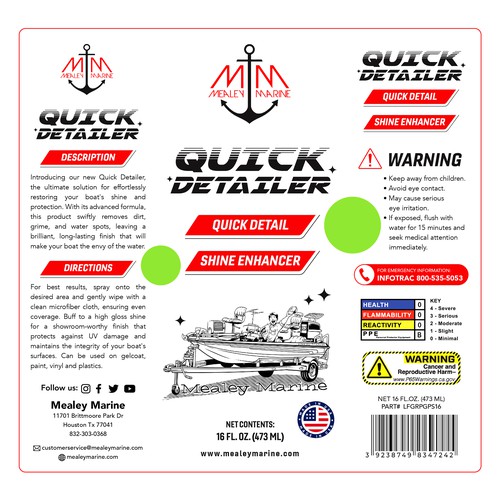 Designs | Design a awesome label for a boat detailing product ...