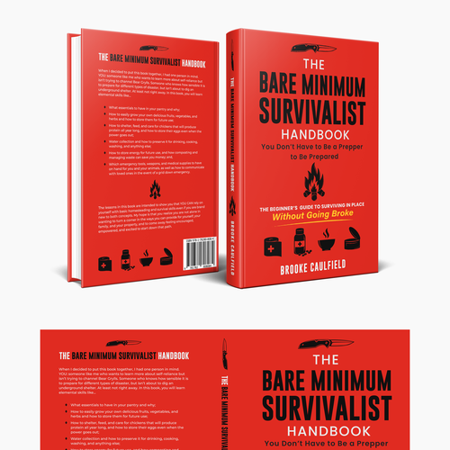 Design rugged, vibrant book cover for "shelter in place" how-to guide Diseño de Hisna