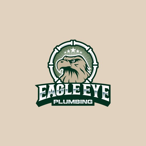 Eye catching and very marketable logo for plumbing company. The company name is Eagle Eye Plumbing Design by circle.dsg