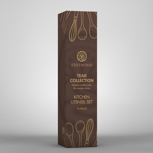 Designs | Premium Box Packaging Design for Wooden Kitchen Utensil Set ...