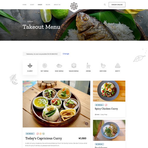 Web page design contest entry by sandy#ogma