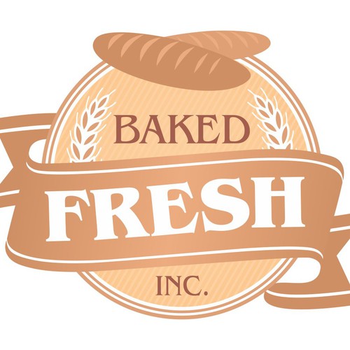 logo for Baked Fresh, Inc. Design by Alonzollamas