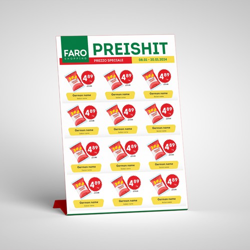 Proposta di design per un contest della categoria Altri design per attività commerciale e pubblicitaria realizzata da JanuX™