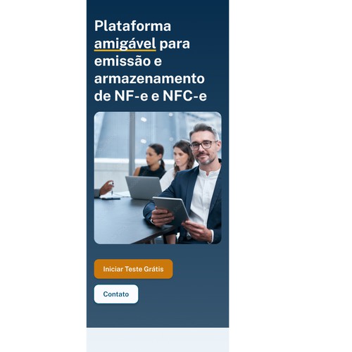 Landing page design contest entry by katsam