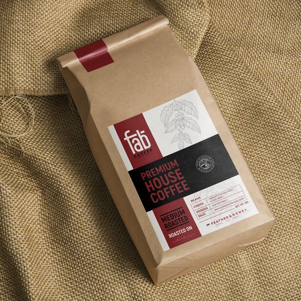COFFEE LABEL- STAND OUT DESIGN