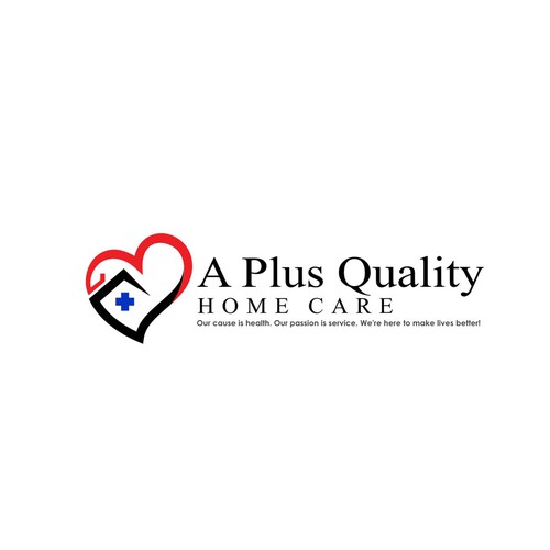 Design a caring logo for A Plus Quality Home Care Réalisé par 123Graphics