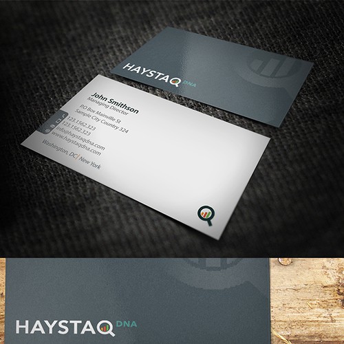 Design a business card for creative big data consulting firm Design by conceptu