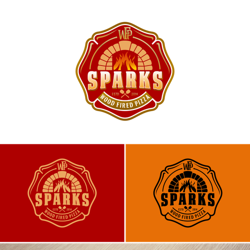 Help Sparky's Make Pie and create a brand for our wood-fired pizza business Design by Gungart™