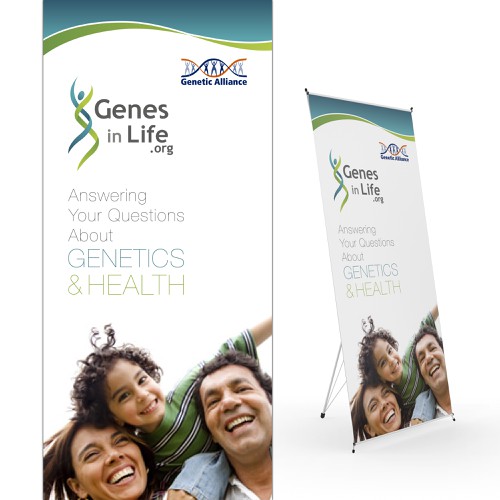 Create a conference poster for Genetic Alliance! Design by LocLe