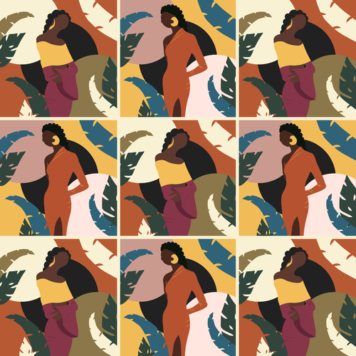Apparel/Textile Designs - Women of Color Inspired Designs Design by Digital Man ✅