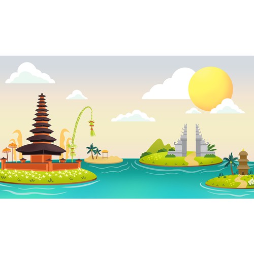 Community Contest | Illustrate your happy place as a virtual background (multiple winners!) Design by Gajendraw