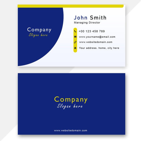 Business card Design for Accounting and Financing