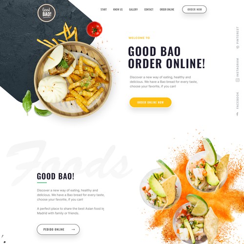 Web page design contest entry by FuturisticBug