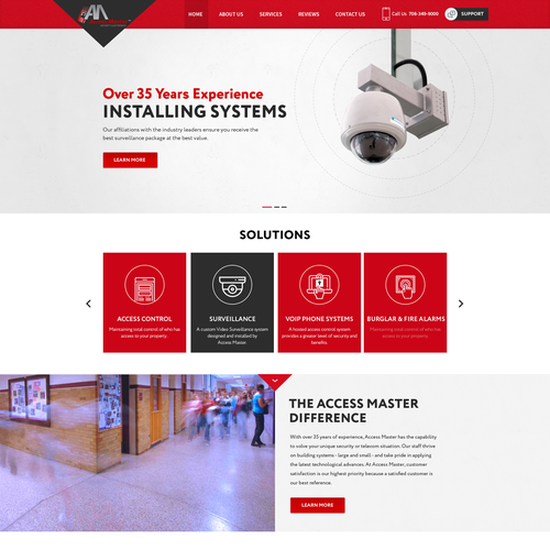 Landing Page - Access Master Design by win2010