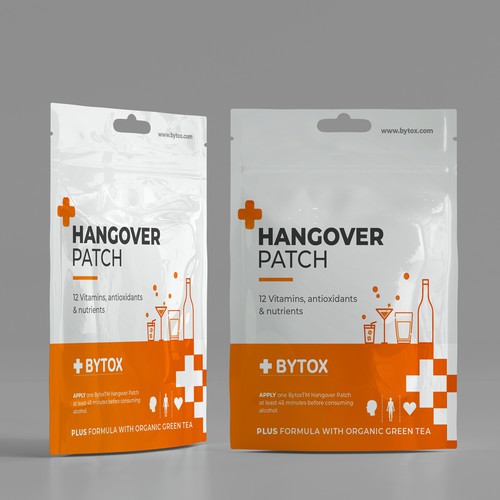 Bytox The Hangover Patch with 12 Organic All Natural Vitamins, 5