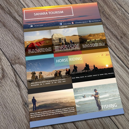 Create an ad that captures the eye of adventure/cultural  tourism Design por Ismi Habibi