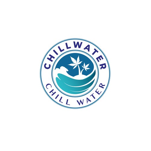 Chillwater Cannabis Shop Logo - Calm the Noise, Find Your Better Design by Artlokus