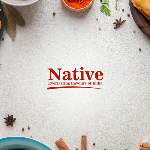 Logo for Food and beverage company focused on selling indigenous food products from all over India Design réalisé par Borkar Creative™