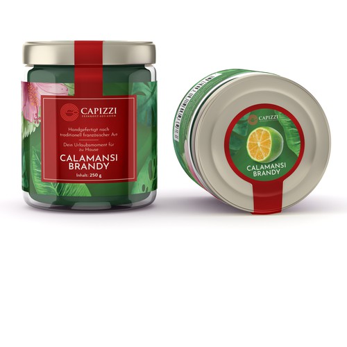 Label for exclusive fruit spreads made of tropical fruit Design by CK Graphic