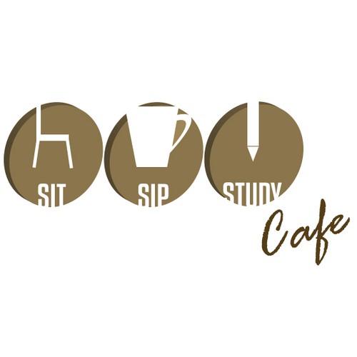 SIT SIP STUDY CAFE! NEW LOGO NEEDED ASAP! Design by LaurenDesign