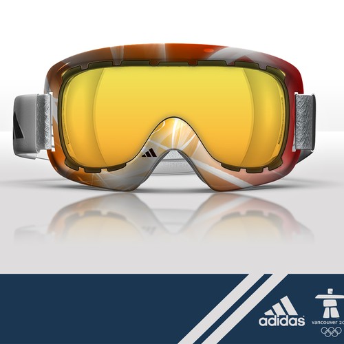 Design adidas goggles for Winter Olympics Design por r u n e