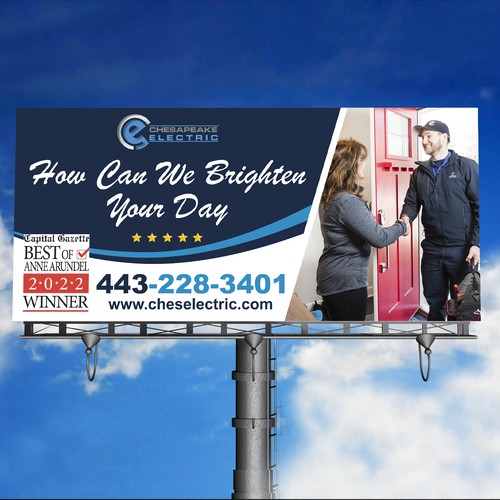 Chesapeake Electric Billboard Design by JcBoy