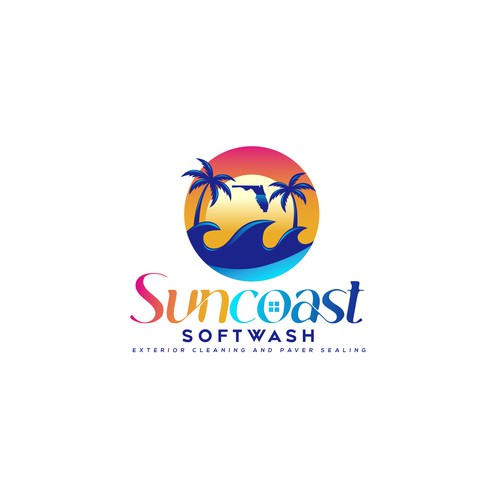 A logo for a softwash company that is appealing and inviting Diseño de CreCreature