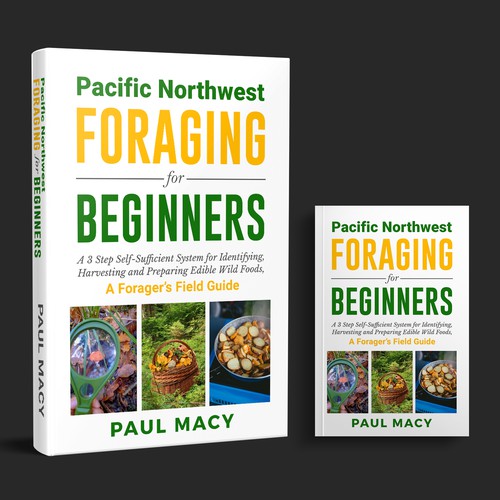 We need a modern looking Pacific Northwest Foraging book cover Design by M E D I A 2