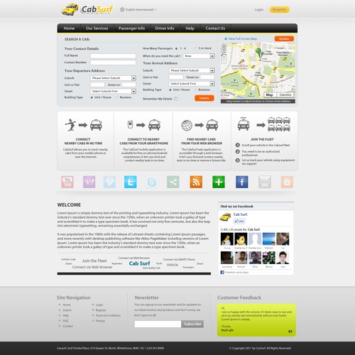 Online Taxi reservation service needs outstanding design デザイン by 99d.Maaku