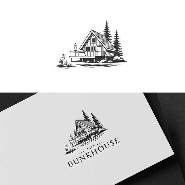 Concept logo for a Cabin Property