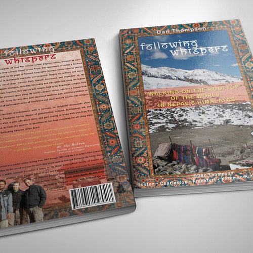 Design di Design an exotic,  Nepal-themed travel book cover  di luculu