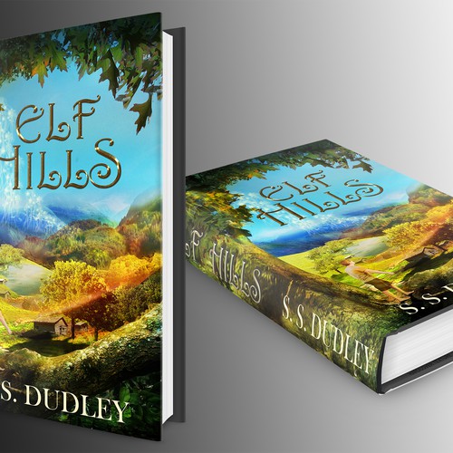 Book cover for children's fantasy novel based in the CA countryside Réalisé par Ddialethe