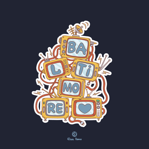 Design-Entwurf in der Kategorie Aufkleber von Eliza Osmo