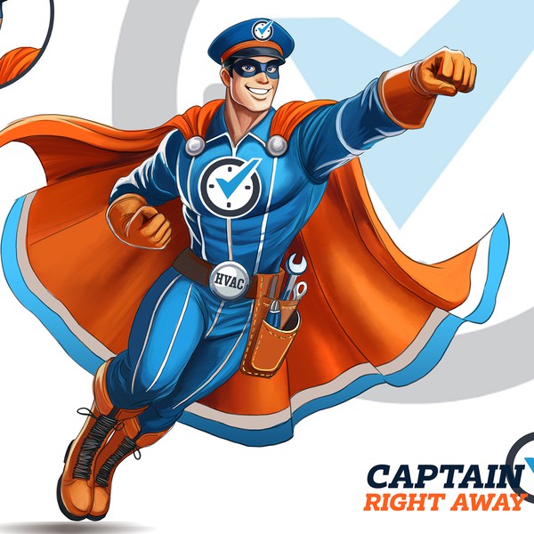 Mascot for Captain Right Away