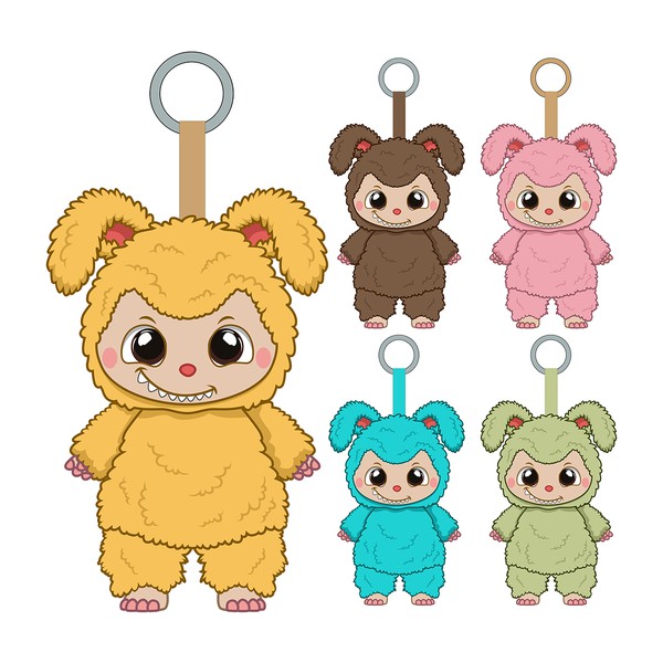 Illustration design for key chains