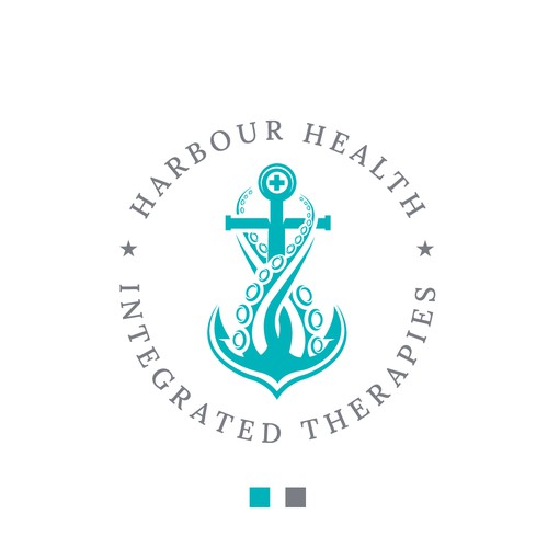 revamp a logo for an integrated health center in our west coast surf town of Ucluelet Design by StudioJack