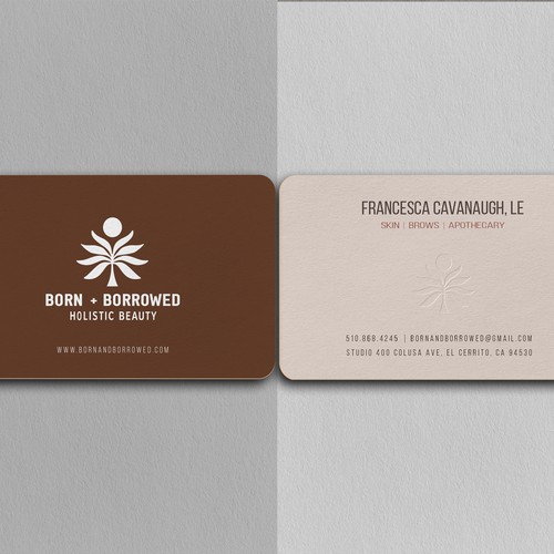 Designs | BORN + BORROWED business card | Business card contest