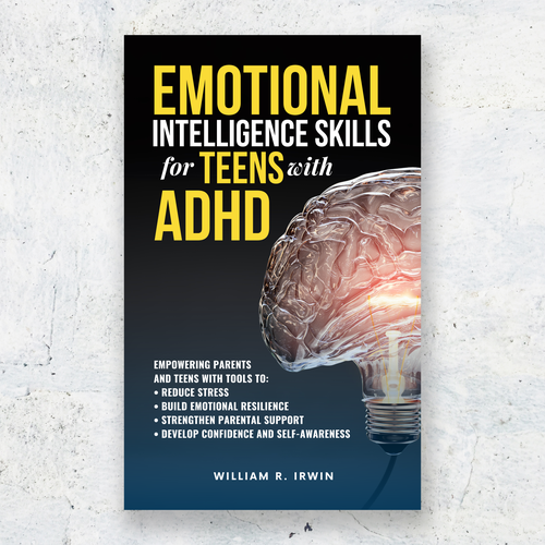 E-Book Cover Design for an Optimistic approach to addressing ADHD Design by DemokooDesign