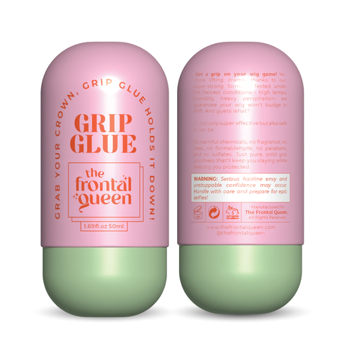 Sayyed JamshedさんのDesign Wig Glue Product label  for a Viral Gen Z hair brand!デザイン