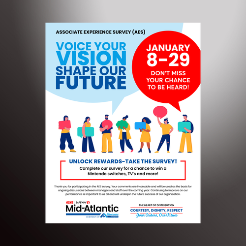 Acme Survey Need 100% Participation Design by save_me