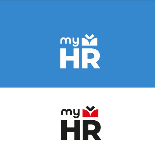 Create an awesome logo for myHR, the #1 HR Software in Luxembourg ! Design by M.I.Thomson
