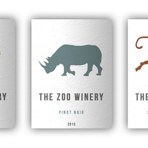 Create a Zoo Theme wine label Réalisé par kocilla