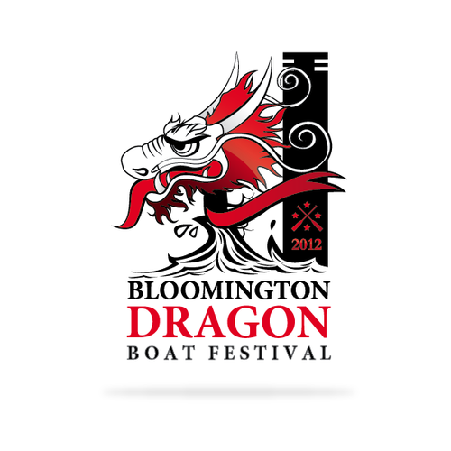 logo for Bloomington Dragon Boat Festival Design by TokyoBrandHouse_