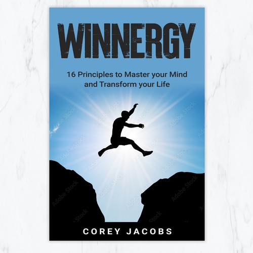 Design a sleek book cover for a man who wants to transform your mind and life! Design by N&N Designs