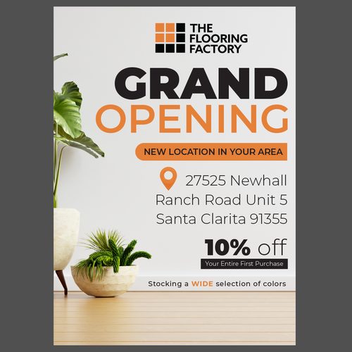 Grand Opening Flyer Diseño de AbhisheCreatives