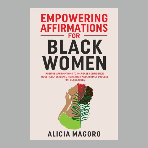 Designs | Affirmations for black women book cover | Book cover contest