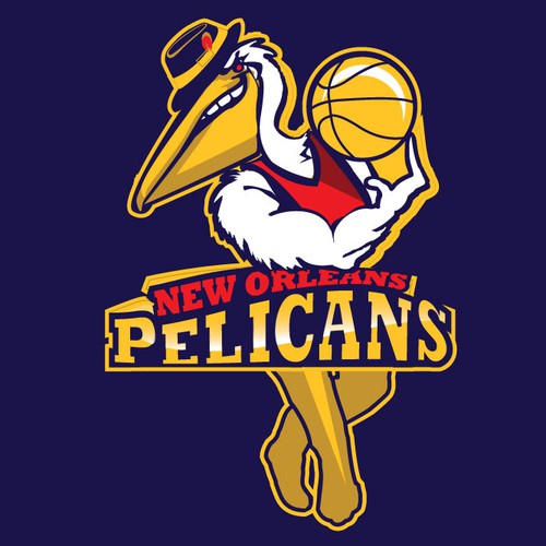 99designs community contest: Help brand the New Orleans Pelicans!! Design by Sunny Pea